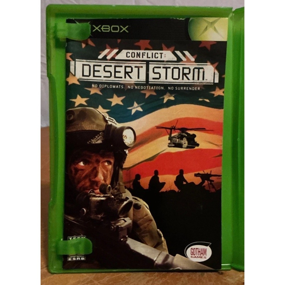 Conflict: Desert Storm (Microsoft Xbox) Complete w/ Manual, Scratched Not Tested - Picture 4 of 7